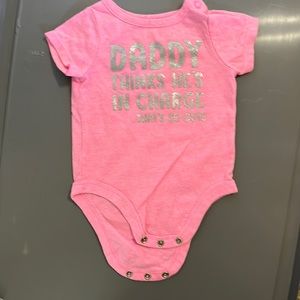 Pink onesy